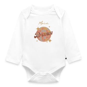 Moin Bremen - Baby Bio-Langarm-Body - Weiß - Vorne