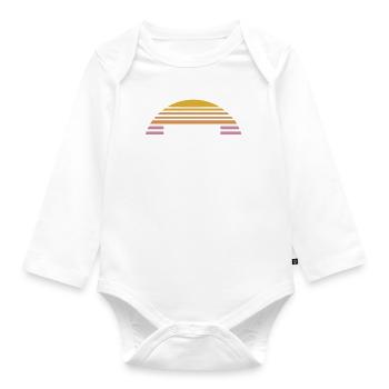 I don't need a mood ring I have a face - Organic Longsleeve Baby Bodysuit - white - Front