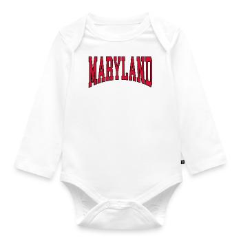 Maryland - Body Bébé bio manches longues - blanc - Devant