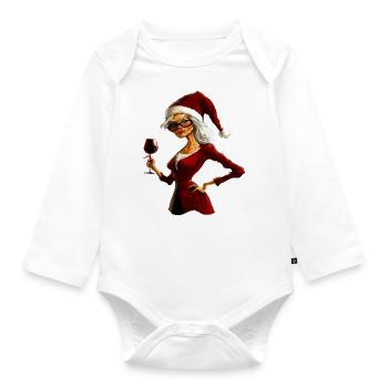 Hexen Christmas - Baby Bio-Langarm-Body - Weiß - Vorne