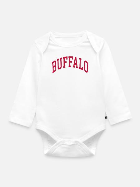 Buffalo - Baby Bio-Langarm-Body - Weiß