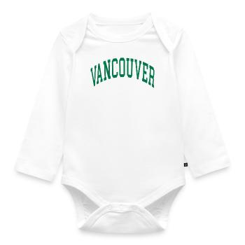 Vancouver - Body Bébé bio manches longues - blanc - Devant