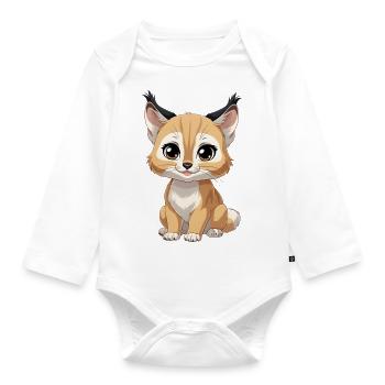 Baby- Karakal - Baby Bio-Langarm-Body - Weiß - Vorne