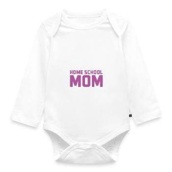 Chaos Choordinator alias Maman école à la maison - Body Bébé bio manches longues - blanc - Devant
