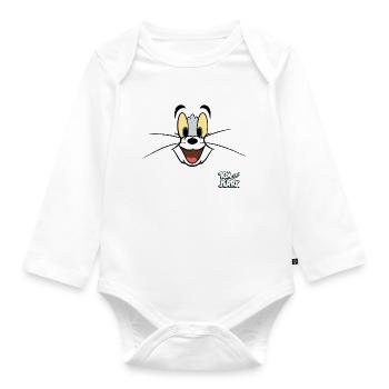 Tom Et Jerry Costume De Tom - Body Bébé bio manches longues - blanc - Devant