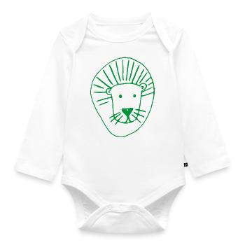 LOEWE green - Baby Bio-Langarm-Body - Weiß - Vorne