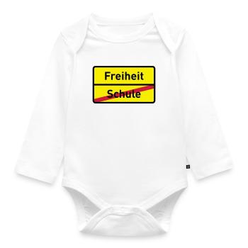 abishirt school graduation abimotiv 2010 high - Organic Longsleeve Baby Bodysuit - white - Front