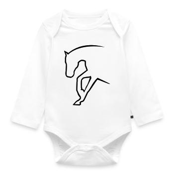 6061912 121501634 sliding stop - Baby Bio-Langarm-Body - Weiß - Vorne