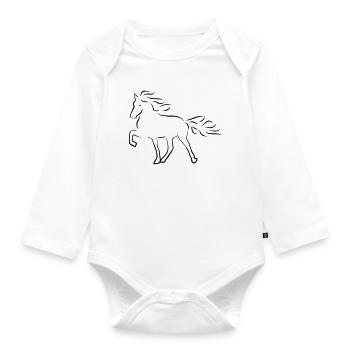 2541614 14630838 isi - Organic Longsleeve Baby Bodysuit - white - Front