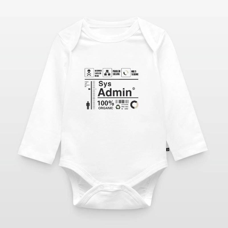 Sys Admin Problem Computer Nerd pc Platine cpu ner Baby Bio-Langarm-Body