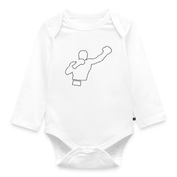 Boxer - Baby Bio-Langarm-Body - Weiß - Vorne