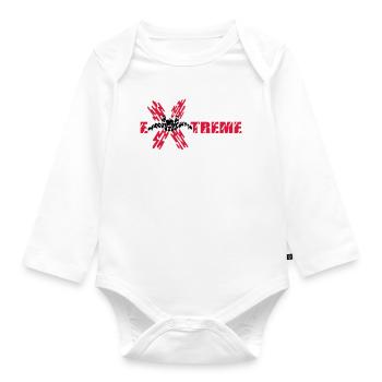 skydiver extreme - Body Bébé bio manches longues - blanc - Devant
