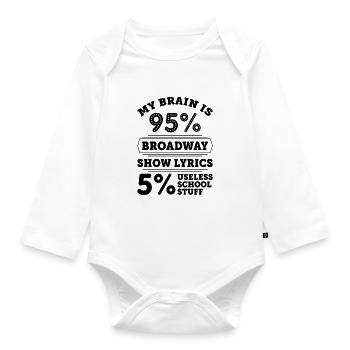 theatre - Organic Longsleeve Baby Bodysuit - white - Front