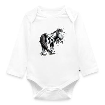 Cute Irish Tinker - Organic Longsleeve Baby Bodysuit - white - Front