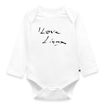 Linux, Software, programmieren - Baby Bio-Langarm-Body - Weiß - Vorne