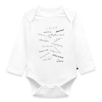 Wild Atlantic Way, Signature Discovery Points - Organic Longsleeve Baby Bodysuit - white - Front