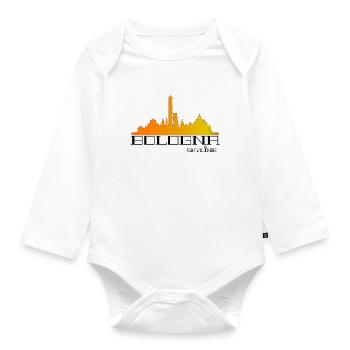 Gradient Urban Horizon - Organic Longsleeve Baby Bodysuit - white - Front