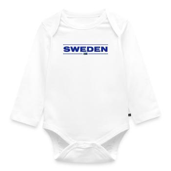SWEDEN - Body Bébé bio manches longues - blanc - Devant
