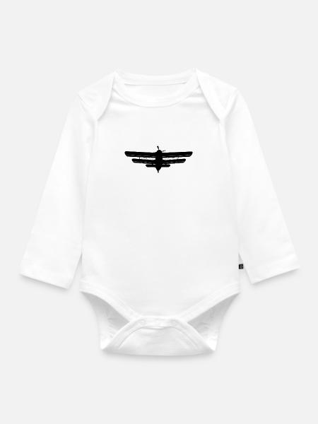 An-2 - Baby Bio-Langarm-Body - Weiß