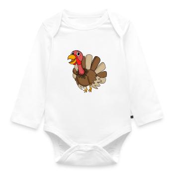 Turquie - Body Bébé bio manches longues - blanc - Devant