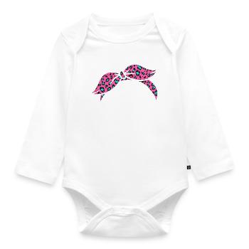 Baseball Mom - Baby Bio-Langarm-Body - Weiß - Vorne