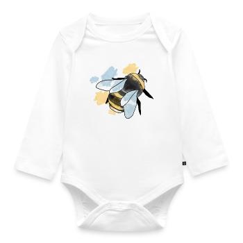 Hummel - Baby Bio-Langarm-Body - Weiß - Vorne