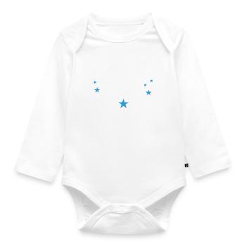 Happy Birthday Opa! Opa Geburtstag - Baby Bio-Langarm-Body - Weiß - Vorne