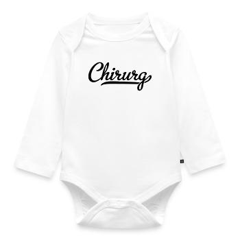 Chirurg - Baby Bio-Langarm-Body - Weiß - Vorne