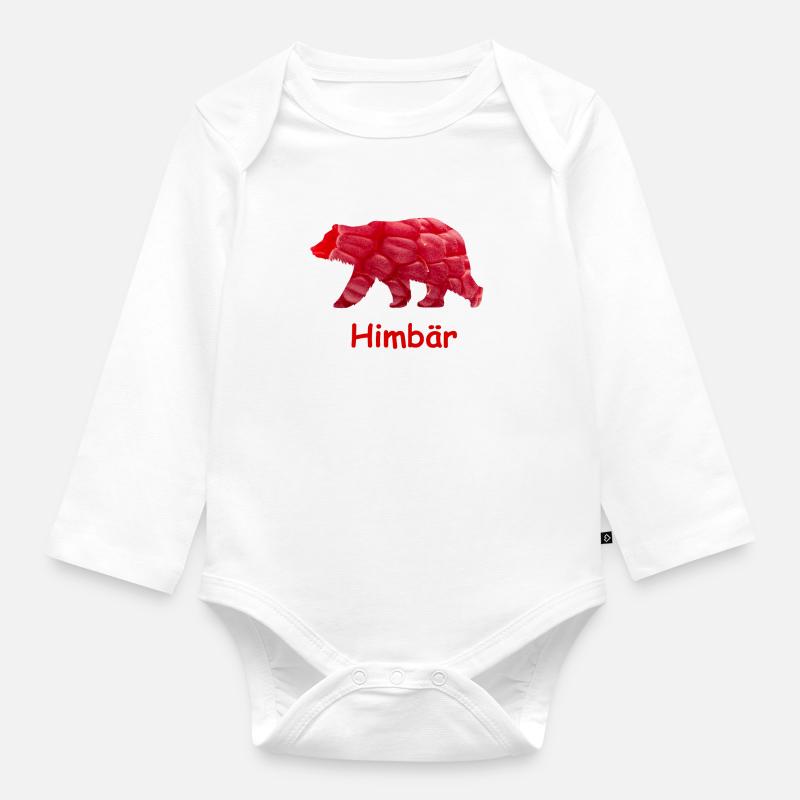 Himbär - Baby Bio-Langarm-Body - Weiß