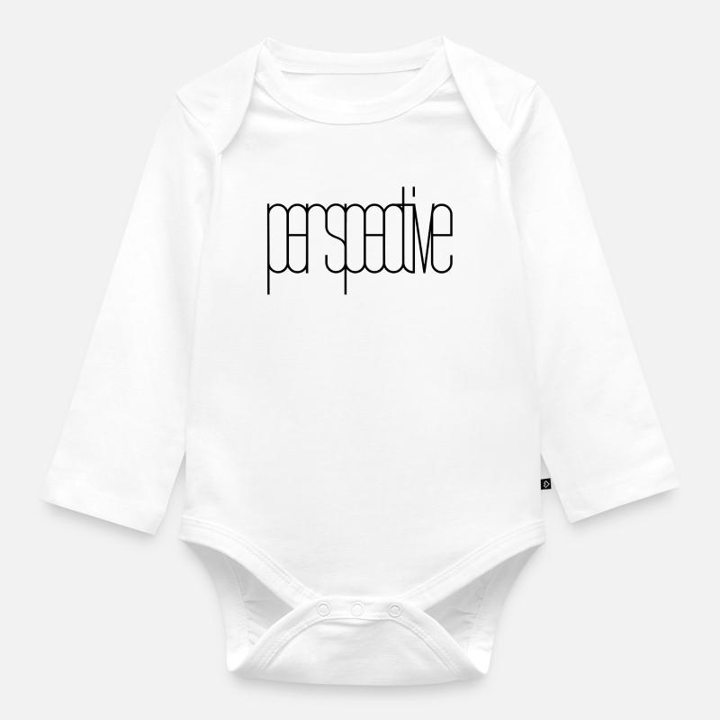 perspective - Baby Bio-Langarm-Body - Weiß