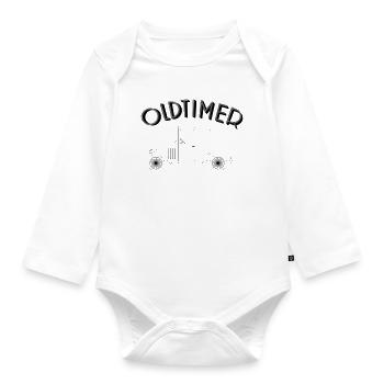 Classic Car Design - Classic Cars - Organic Longsleeve Baby Bodysuit - white - Front