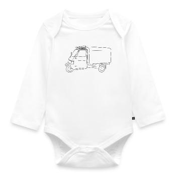 Ein Kult-Bienchen - Baby Bio-Langarm-Body - Weiß - Vorne