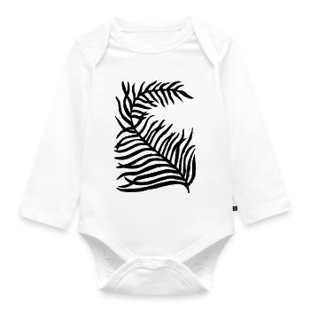 Plant - Organic Longsleeve Baby Bodysuit - white - Front