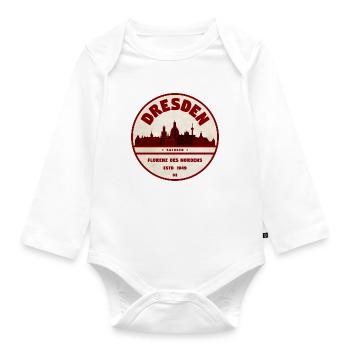 Dresden - Organic Longsleeve Baby Bodysuit - white - Front