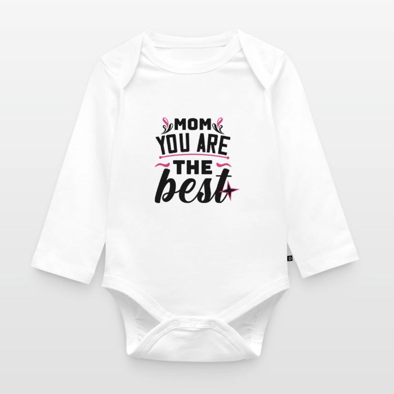Muttertag, Muttertag, Muttertag, Muttertag, Muttertag Baby Bio-Langarm-Body