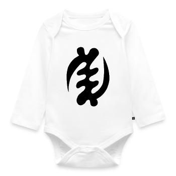 Supremacy of God - Organic Longsleeve Baby Bodysuit - white - Front