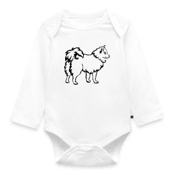 Sharp - Organic Longsleeve Baby Bodysuit - white - Front