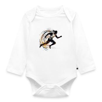 Bishop - Organic Longsleeve Baby Bodysuit - white - Front