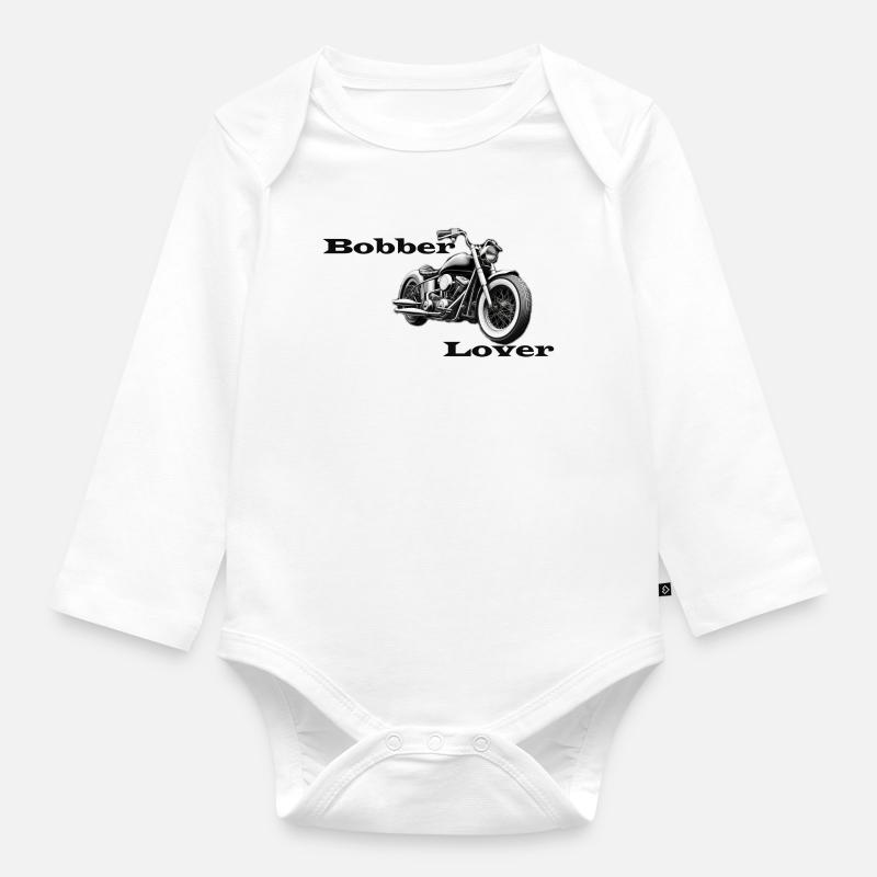 Amant Bobber - Body Bébé bio manches longues - blanc