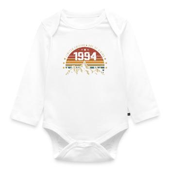 Né en 1994 - Vintage Cadeau D'anniversaire 1994 - Body Bébé bio manches longues - blanc - Devant