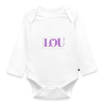 Lou - Body Bébé bio manches longues - blanc - Devant
