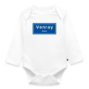 Panneau toponymique Venray - Body Bébé bio manches longues - blanc - Devant