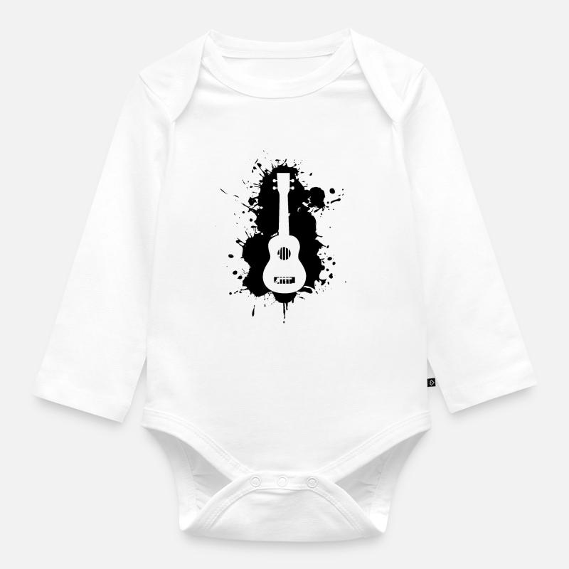 Ukulele - Baby Bio-Langarm-Body - Weiß