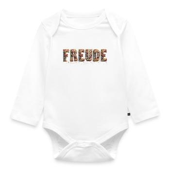 FREUDE - Baby Bio-Langarm-Body - Weiß - Vorne