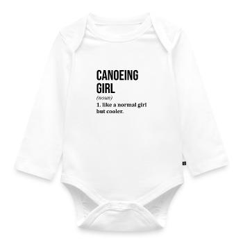 Kanu, Kanu, Kanu - Baby Bio-Langarm-Body - Weiß - Vorne