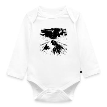 Bowling - Baby Bio-Langarm-Body - Weiß - Vorne