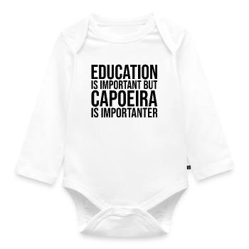 Capoeira Capoeira Capoeira - Organic Longsleeve Baby Bodysuit - white - Front