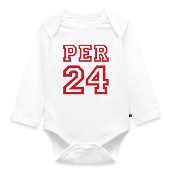 Peru - Baby Bio-Langarm-Body - Weiß - Vorne