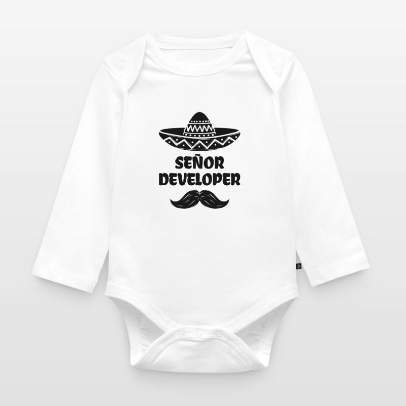 Déclaration du développeur Scripting Dev Computergeek Body Bébé bio manches longues