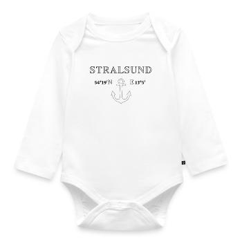 Stralsund - Organic Longsleeve Baby Bodysuit - white - Front